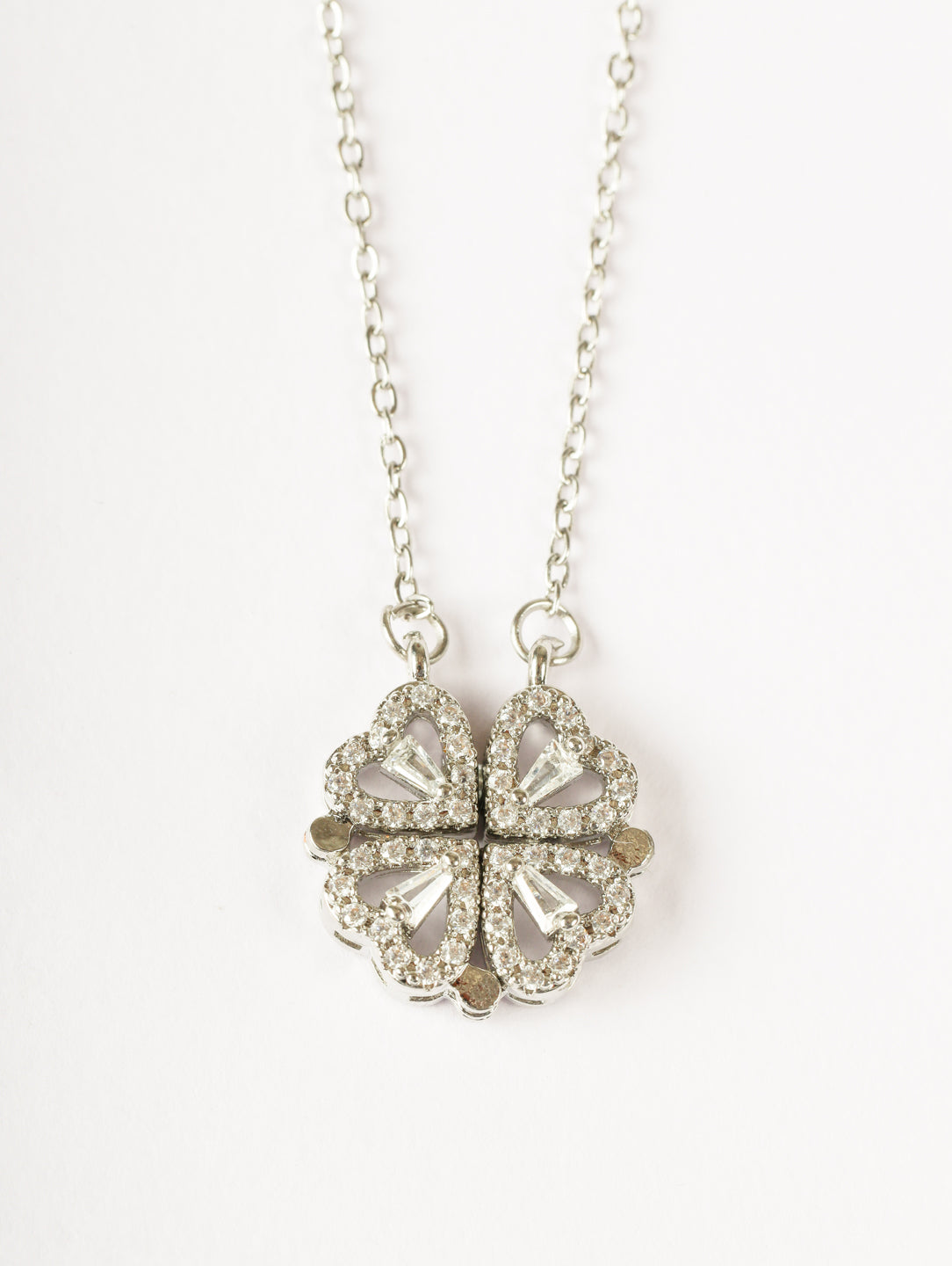 Silver Clover Necklace