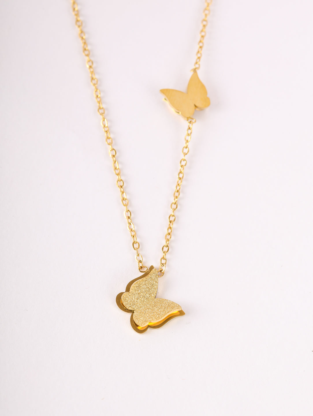 Dual Butterfly Necklace