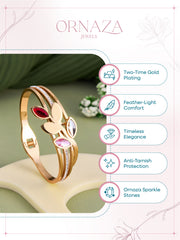 Floral Gem Luxe Bracelet