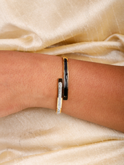 Dual Tone Nail Bracelet