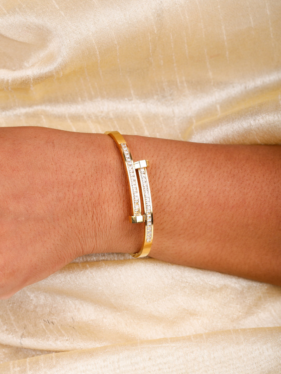 Dual Row Stone Bracelet