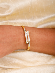 Dual Row Stone Bracelet