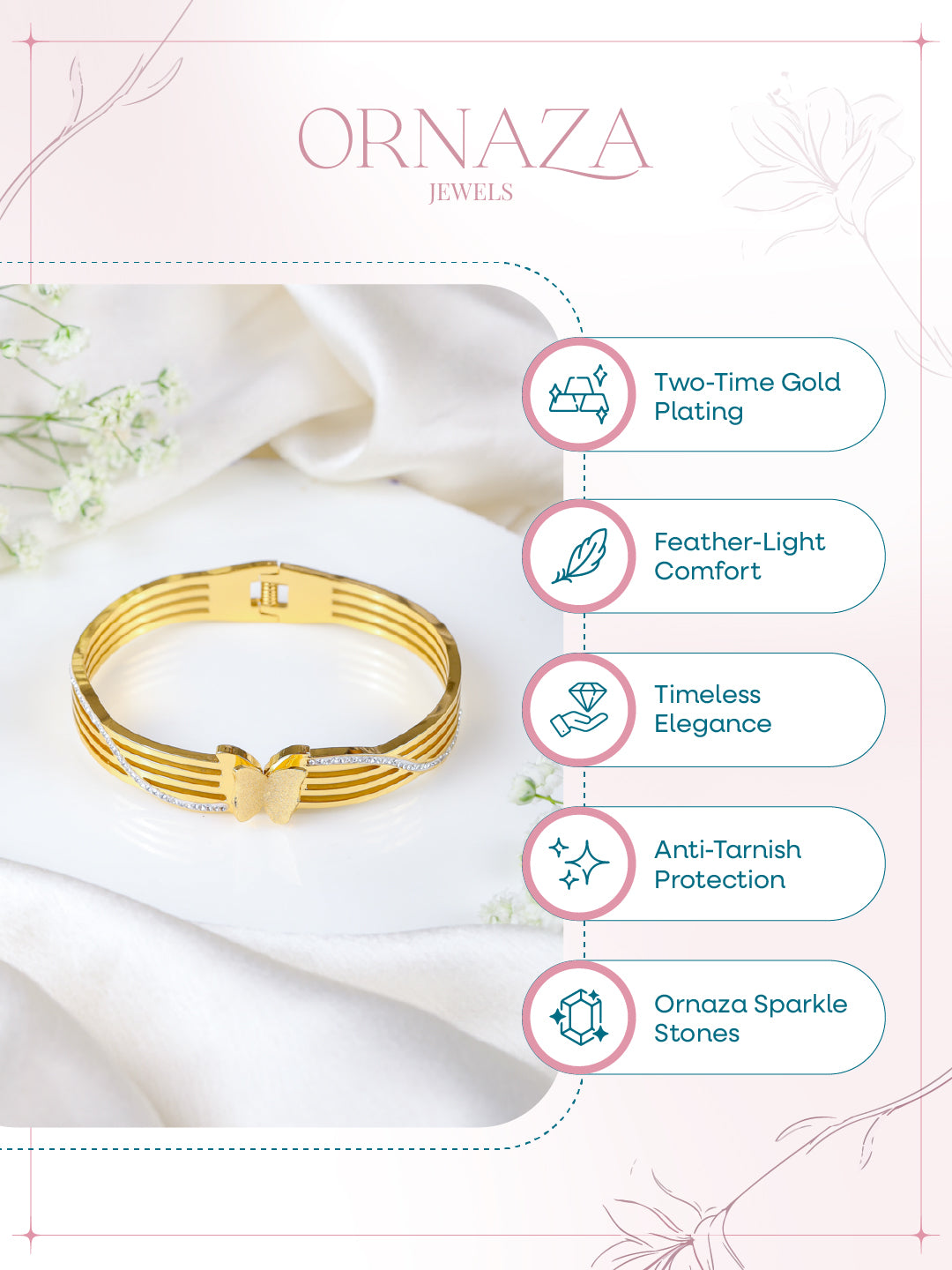 Butterfly Charm Bracelet