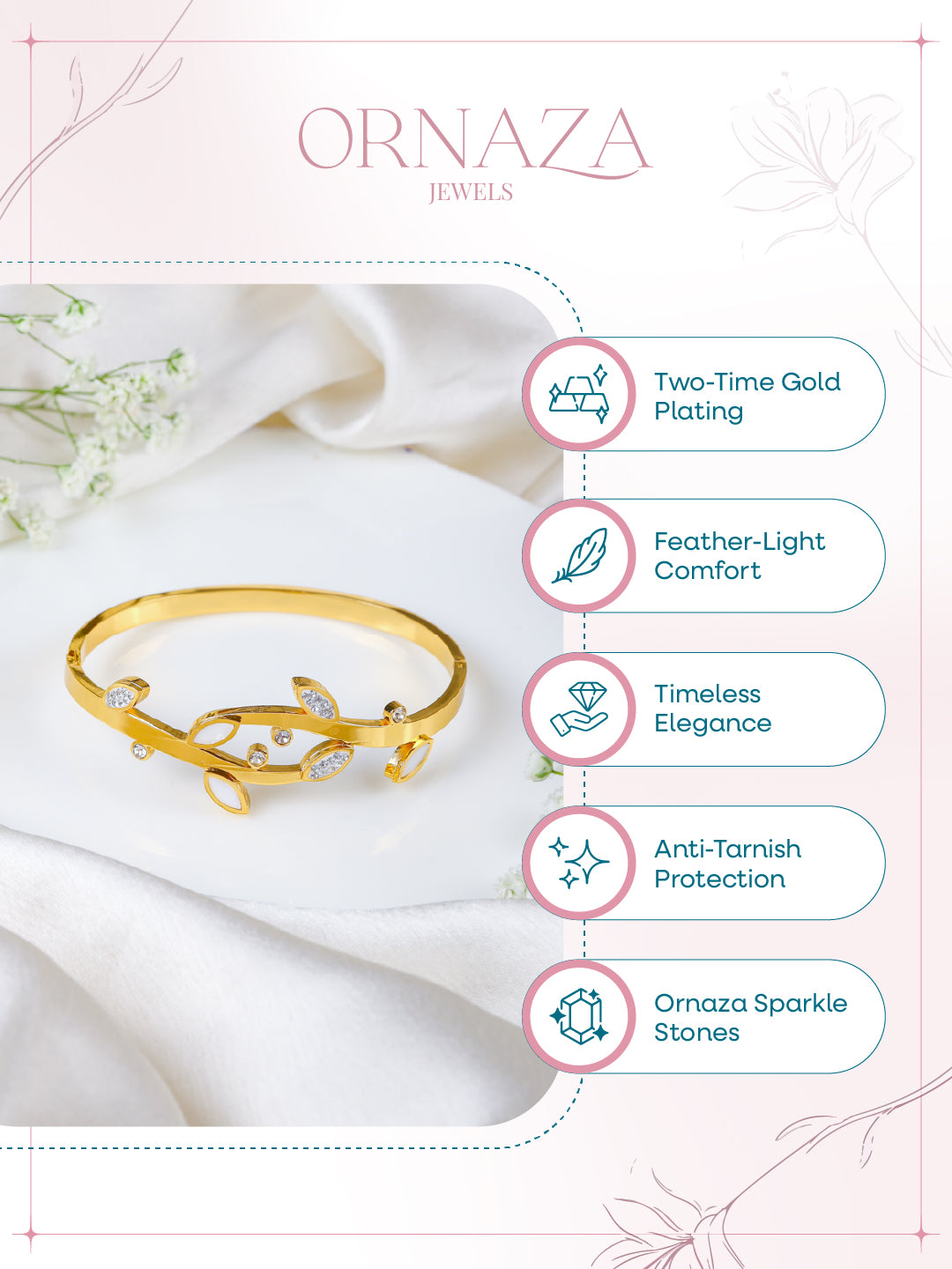 Leafy Elegance Bracelet