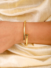 Golden Nail Bracelet