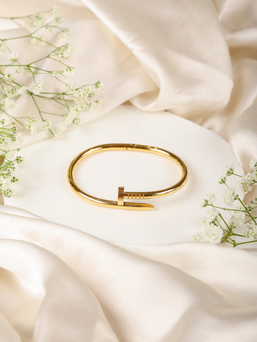 Golden Nail Bracelet