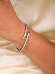 Silver Nail Bracelet