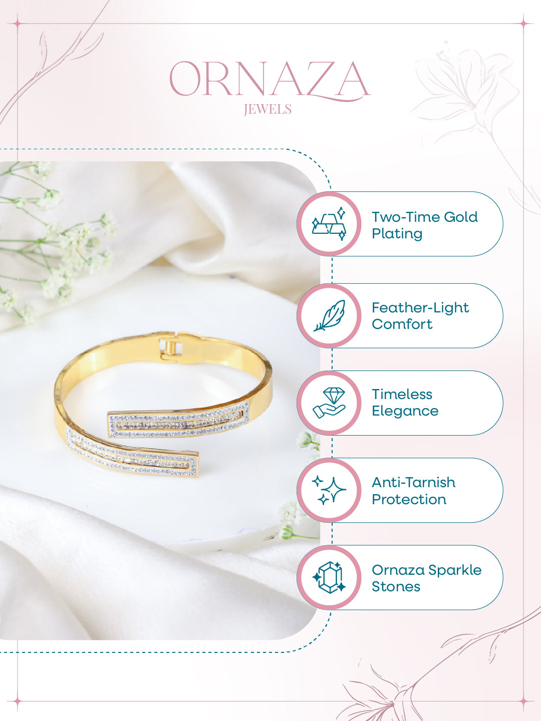 Radiant Dual Bar Bracelet