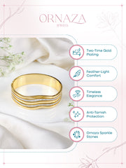 Golden Wave Bracelet