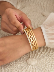 Golden Lattice Shine Bracelet