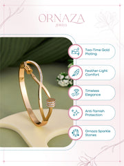 Infinity Luxe Open Bracelet