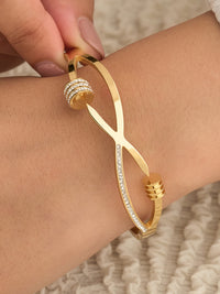 Infinity Luxe Open Bracelet