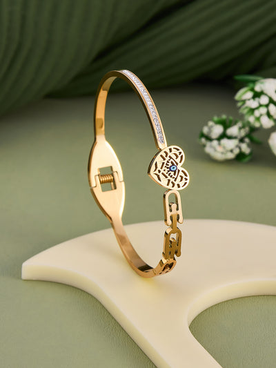 Evil Eye Heart Bracelet