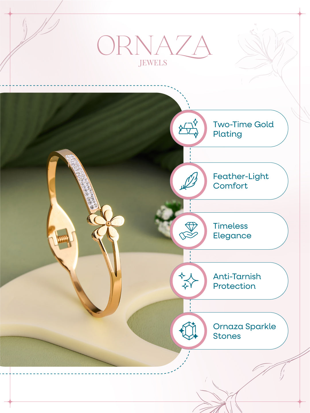 Golden Bloom Bracelet