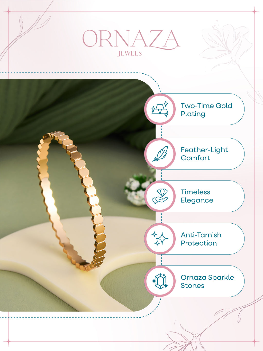 Hexa Line Bracelet