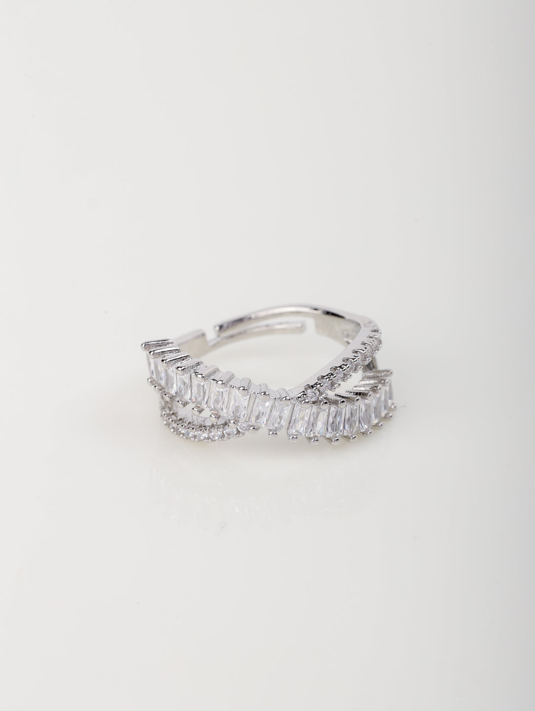 Silver Twist of Grace Ring
