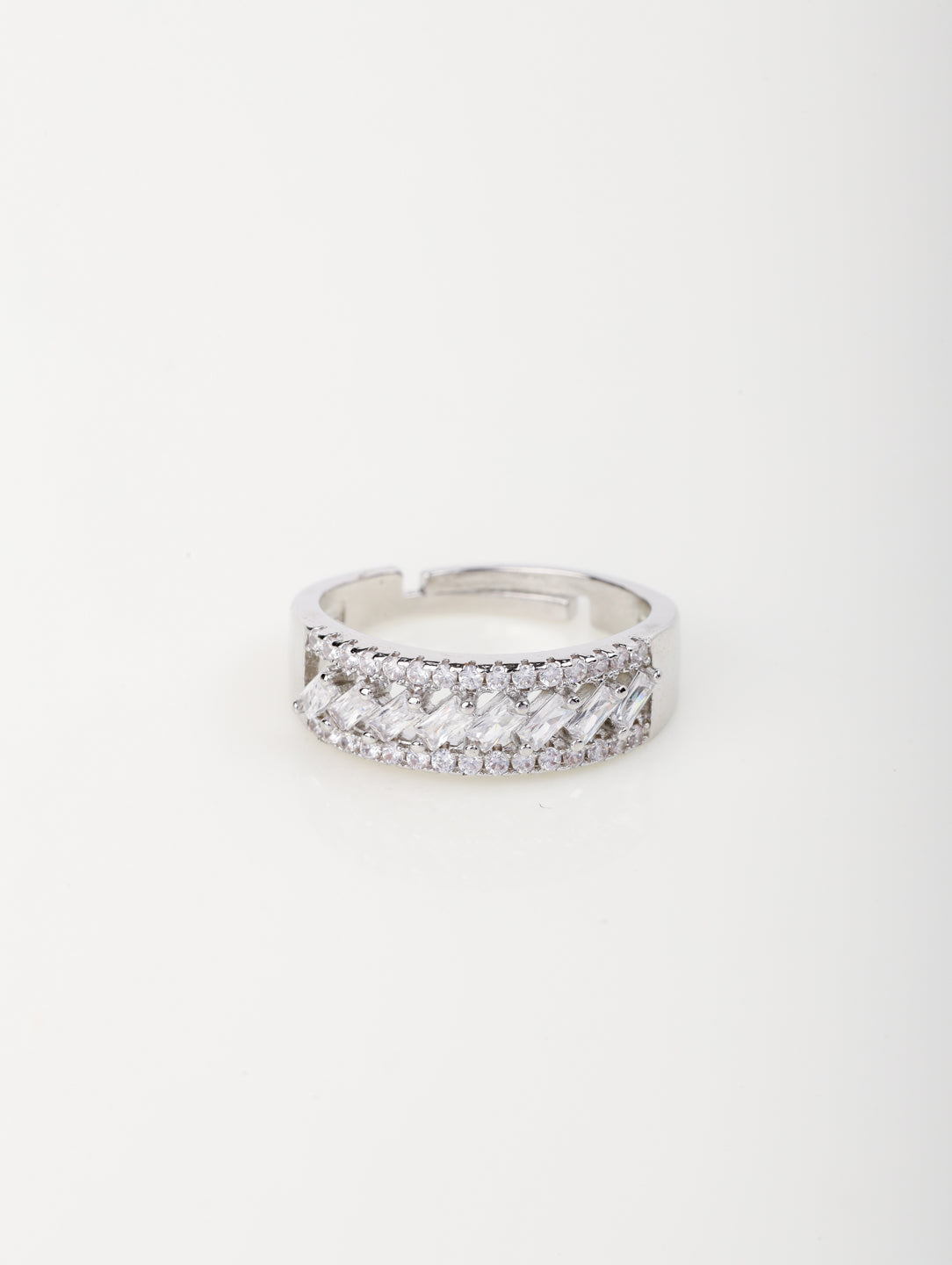 Twilight Spark Silver Ring
