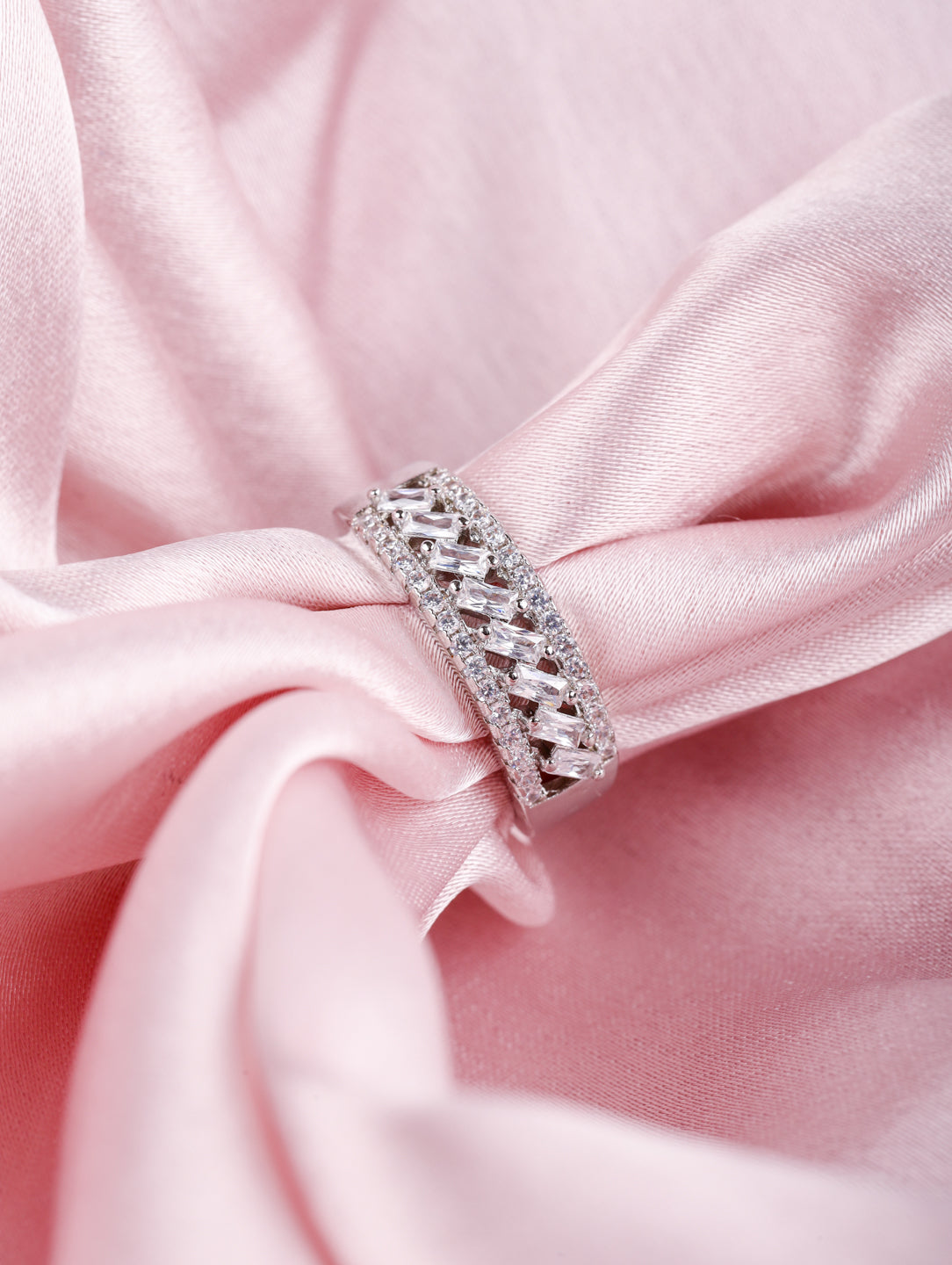 Twilight Spark Silver Ring