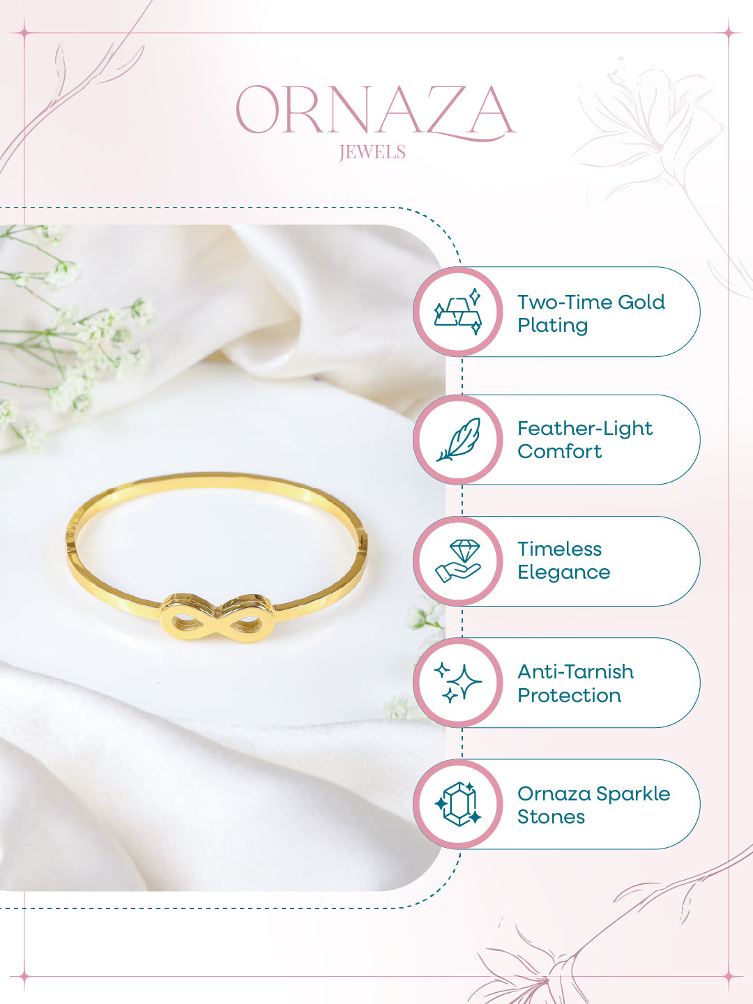 Infinity Gold Bracelet