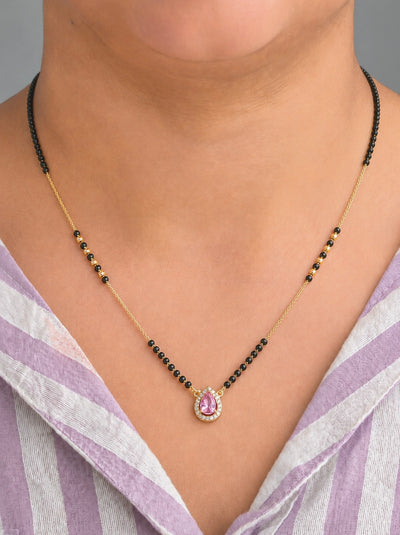 Roselle Drop Mangalsutra